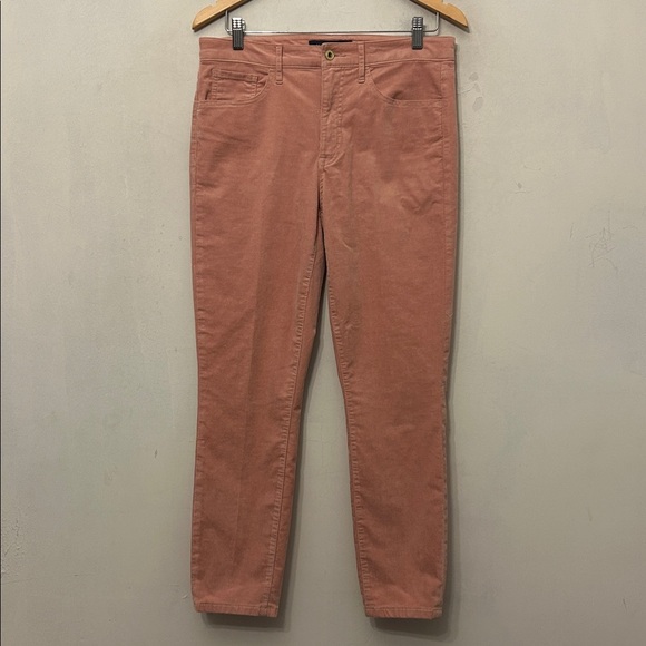 Tommy Hilfiger pink corduroy Tribeca skinny pants Size 10 EUC - Picture 2 of 8